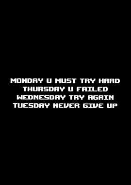 Motivational Text Art