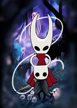 Hornet and Knight from Hollow Knight
