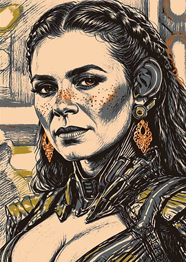 Sci-Fi Woman Portrait