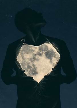 Man with Moon in Chest