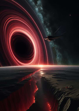 Black Hole and Spaceship