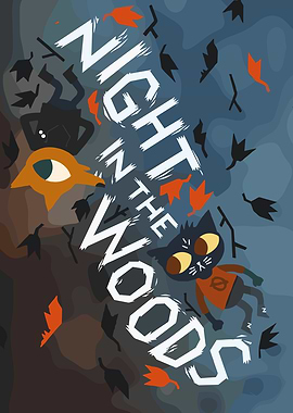 Night in the Woods Game Poster