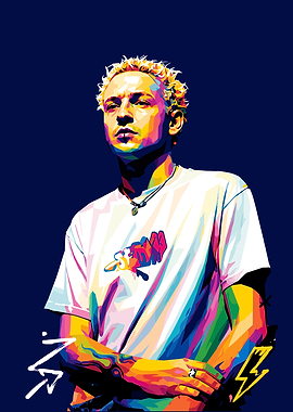 Chester Bennington Pop Art Portrait