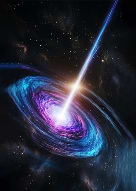 Cosmic Black Hole with Jet