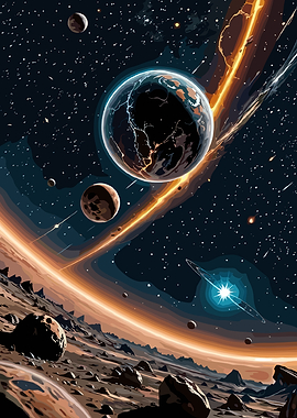 Cosmic Collision and Distant Stars