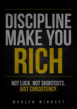 Discipline Makes You Rich