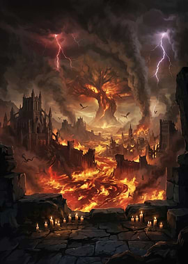 Apocalyptic Fantasy Landscape