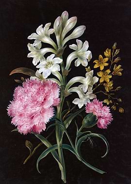 Floral Arrangement with Insects