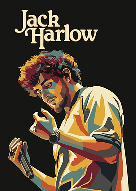 Jack Harlow Pop Art Portrait