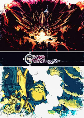 Chrono Trigger Artwork Collage