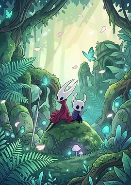 Hollow Knight Characters in Forest