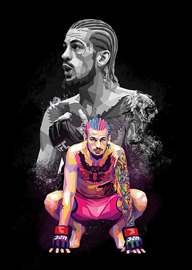 Sean O'Malley Pop Art Portrait