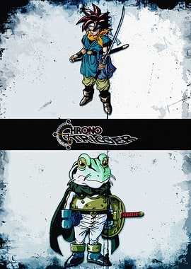 Chrono Trigger Characters and Logo