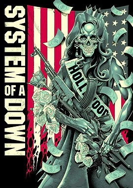System of a Down Hollywood Skull