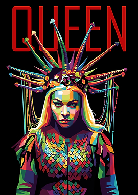 Queen Pop Art Portrait