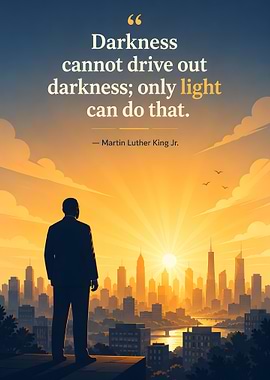 Martin Luther King Jr. quote about light