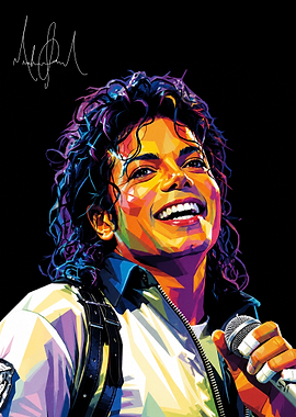 Michael Jackson Pop Art Portrait