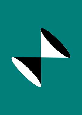 Abstract Geometric Design Bicone