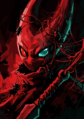 Crimson Silk Guardian