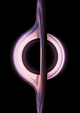 Abstract Black Hole Illustration