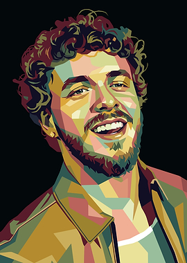 Jack Harlow Pop Art Portrait