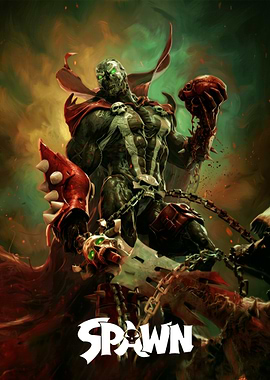 Spawn Holding a Skull