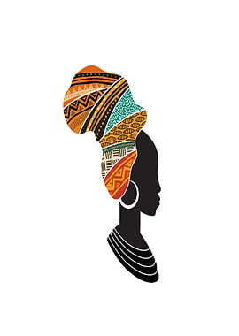 African Woman Silhouette