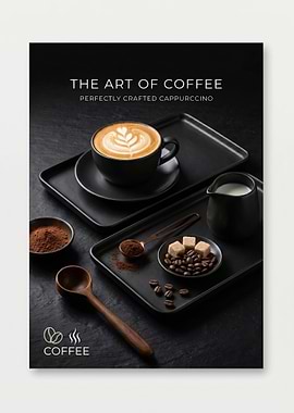 The Art of cappuccino Coffee poster
