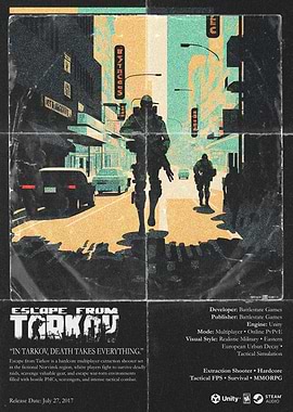 Escape From Tarkov Game Poster