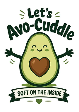 Cute Avocado Cuddle