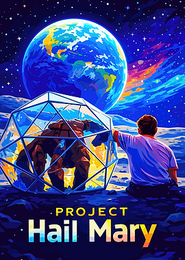 Project Hail Mary Movie Poster Art