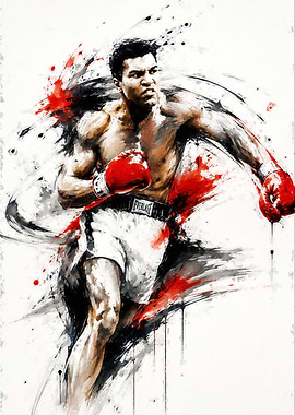 Muhammad Ali Boxing Art