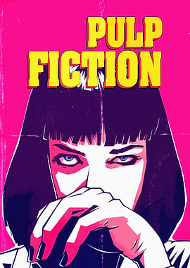 Pulp Fiction Mia Wallace Poster
