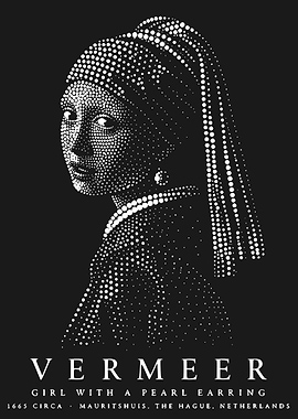 Vermeer Girl with a Pearl Earring Poster