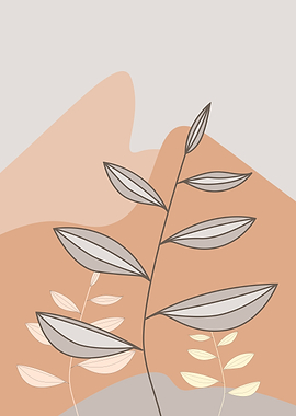 Minimalist Botanical Illustration