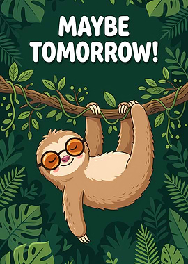 Lazy Jungle Sloth – Maybe Tomorrow Vibes