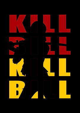 Kill Bill Text Art