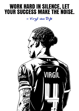 Virgil van Dijk Motivational Quote