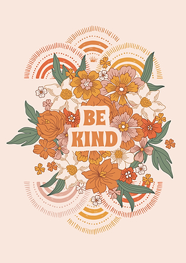 Be Kind Floral Art