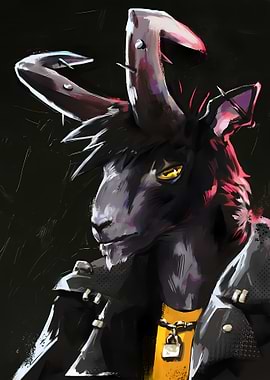 Punk Goat Character Portrait