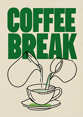 Coffee Break Text Art