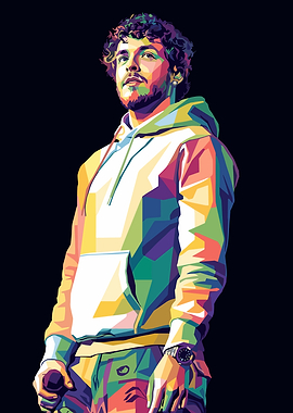 Jack Harlow Pop Art Portrait