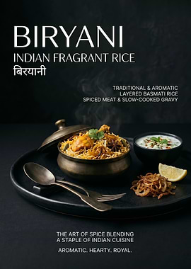 Biryani Indian Fragrant Rice poster