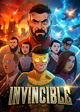 Invincible TV Show Poster