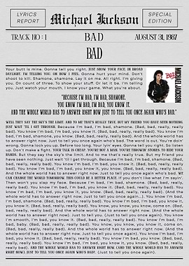 Michael Jackson Bad