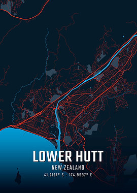 Lower Hutt City Map