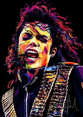 Michael Jackson Pop Art Portrait