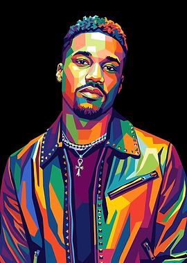 Giveon Pop Art
