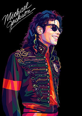 Michael Jackson Pop Art Portrait
