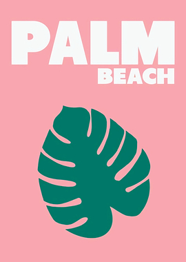 Palm Beach Monstera Leaf